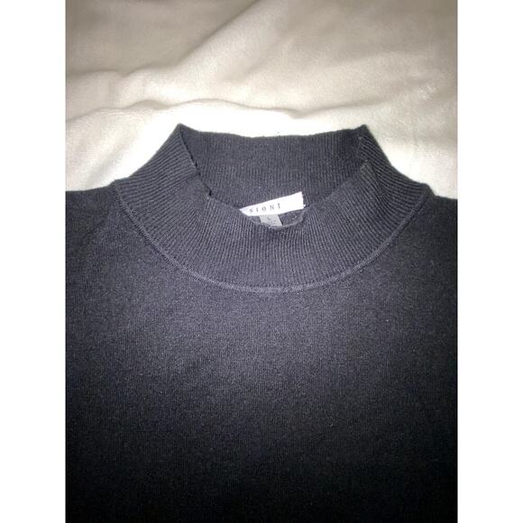 Sioni Mock Neck Puff Sleeve Sweater Size Large - Picture 5 of 7